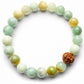 Amazonite & Rudraksha Bracelet 8mm