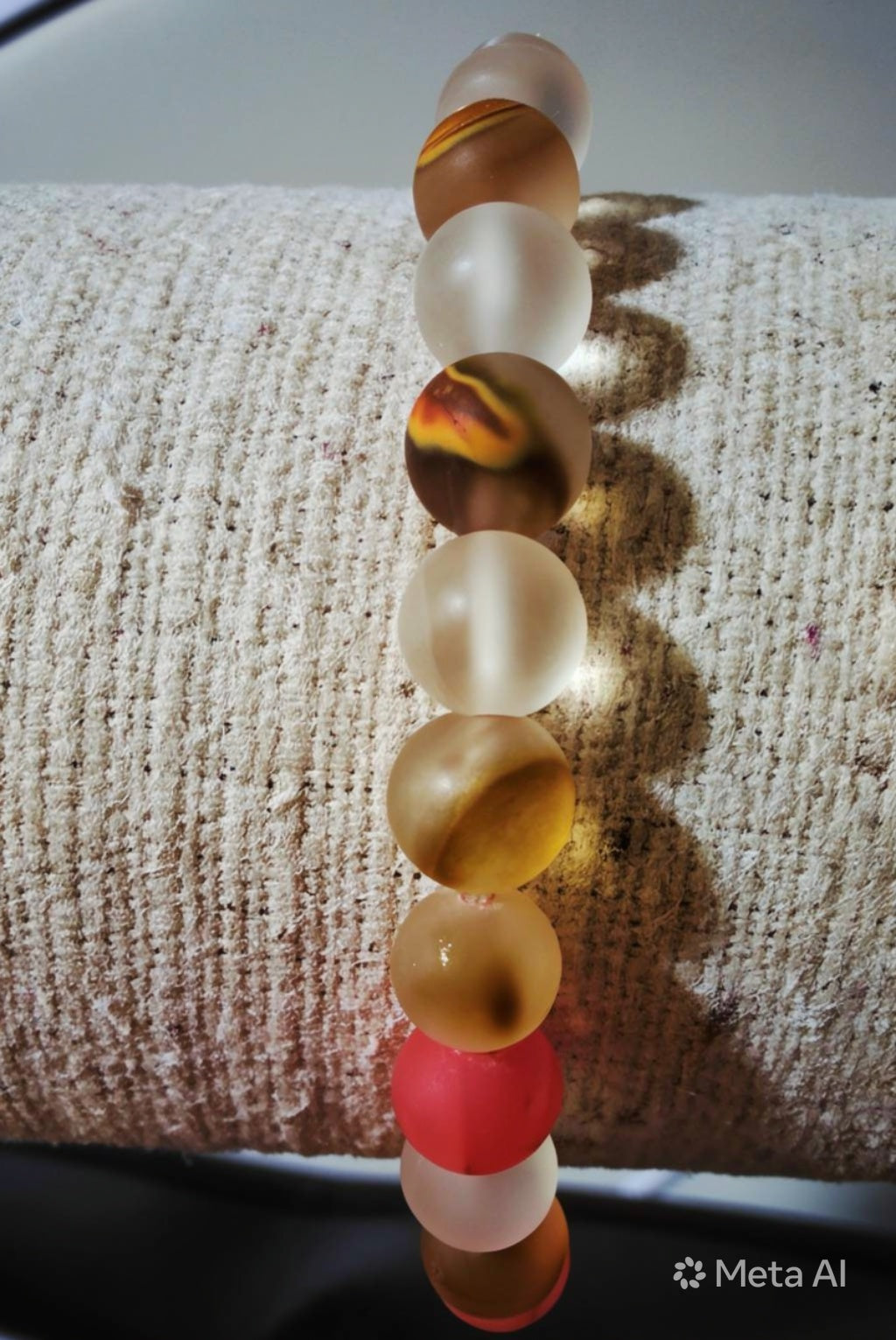 Matte Watermelon Quartz 6mm Bracelet