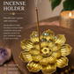 Golden Lotus Incense Holder