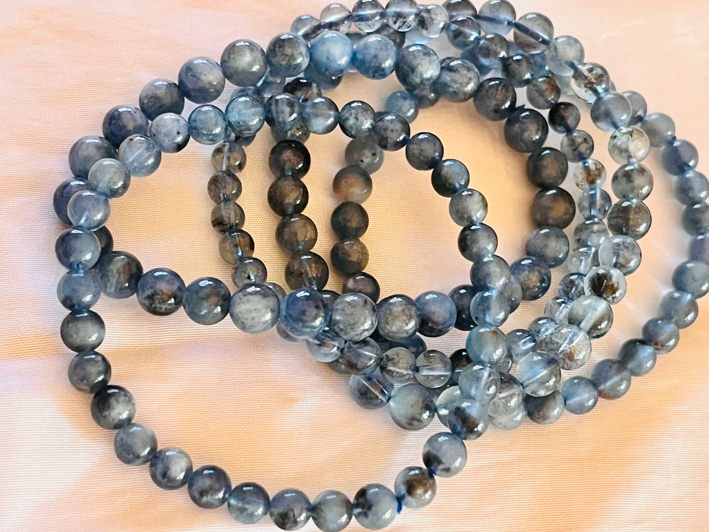 Aquamarine Grade AA 6mm Bracelet