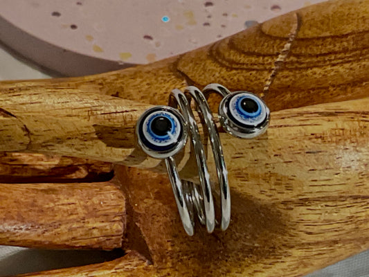 Double Evil Eye Rings
