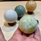 Natural Jade Crystal Spheres