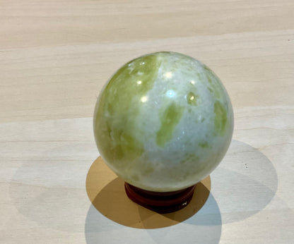Natural Jade Crystal Spheres