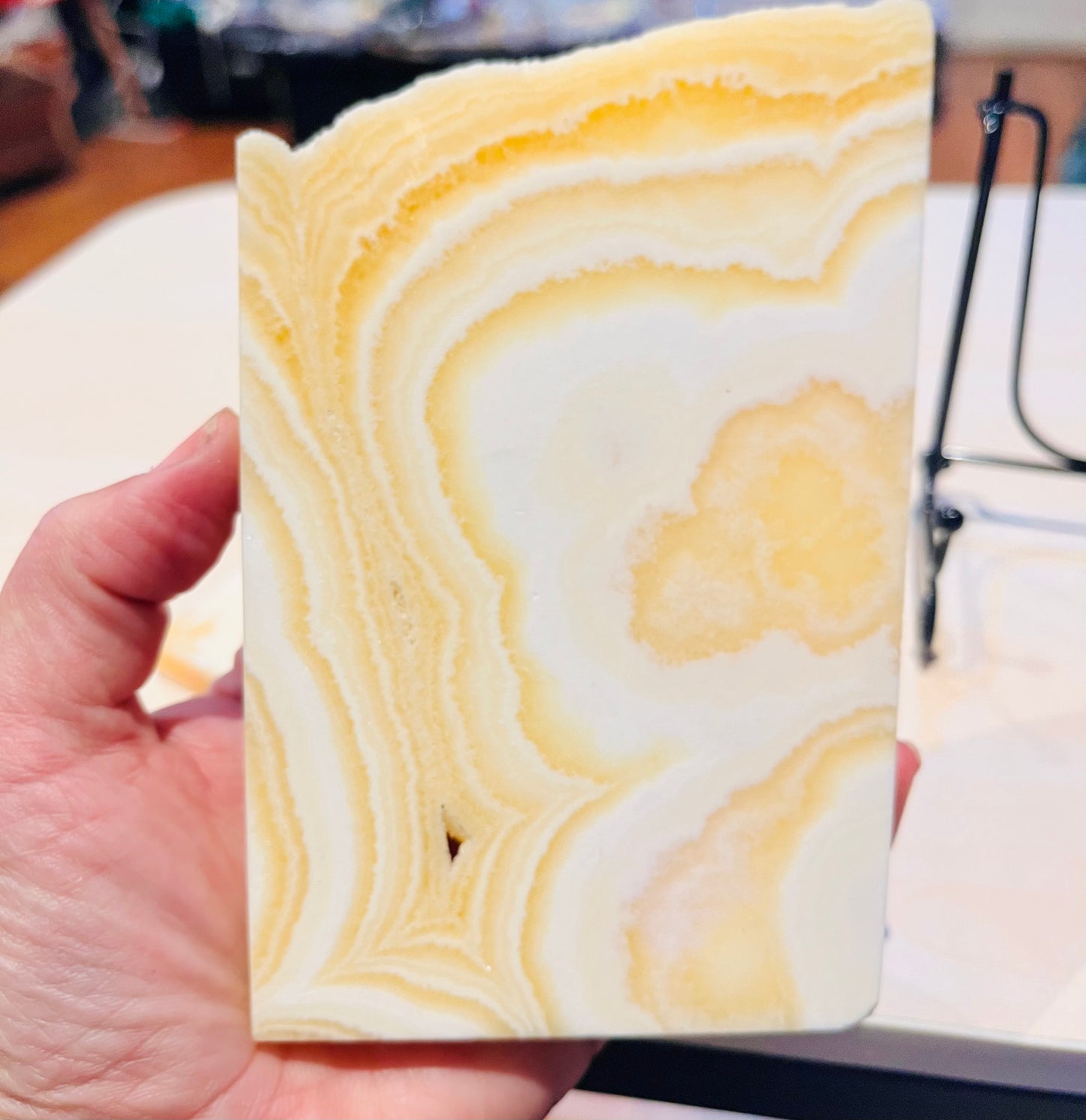 Unique Yellow Calcite Slabs