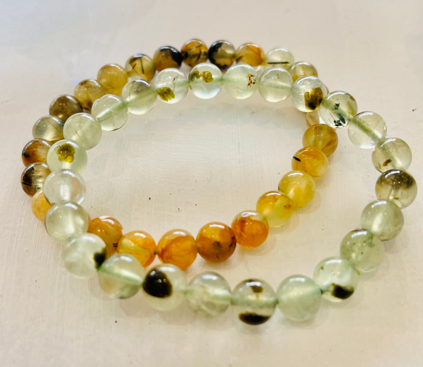 Prehnite 8mm Bracelet