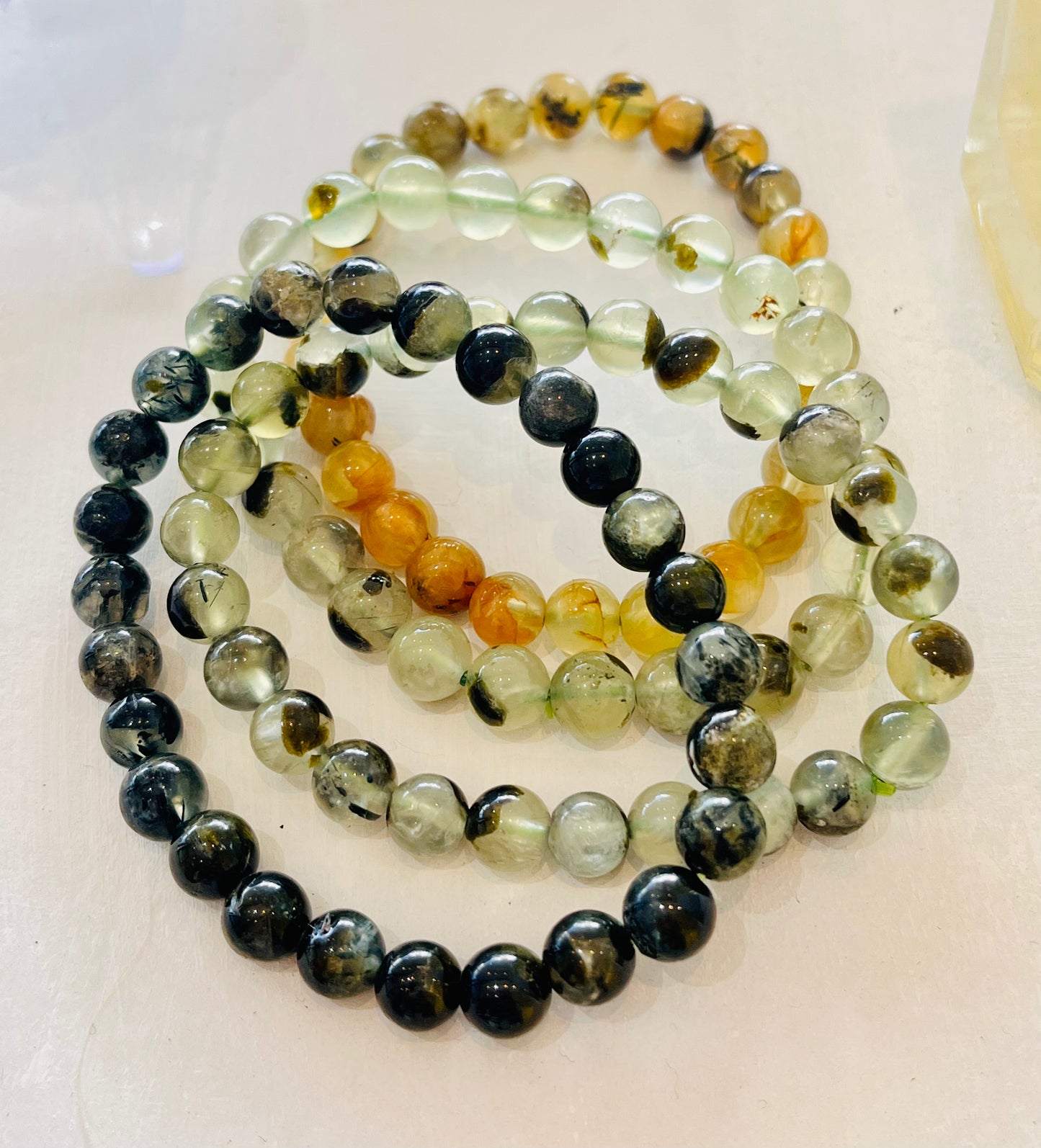 Prehnite 8mm Bracelet