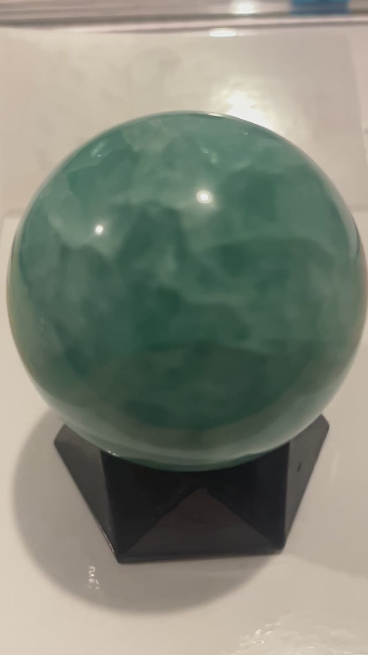 Green Fluorite Sphere 70mm