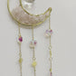 Moon sun-catcher Crystal Suncatcher Rose Quartz Unconditional Love