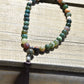 10mm Cherry Blossom Jasper and Pearls Tasbih