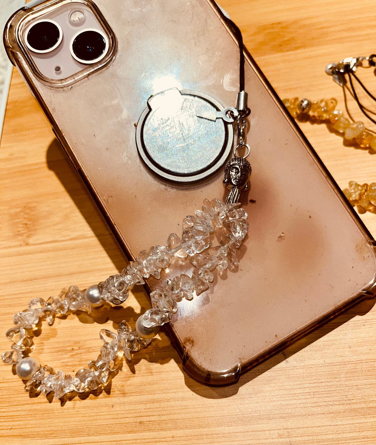 Natural Crystals Mobile phones charms