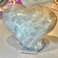 Flashy Blue Moonstone Heart