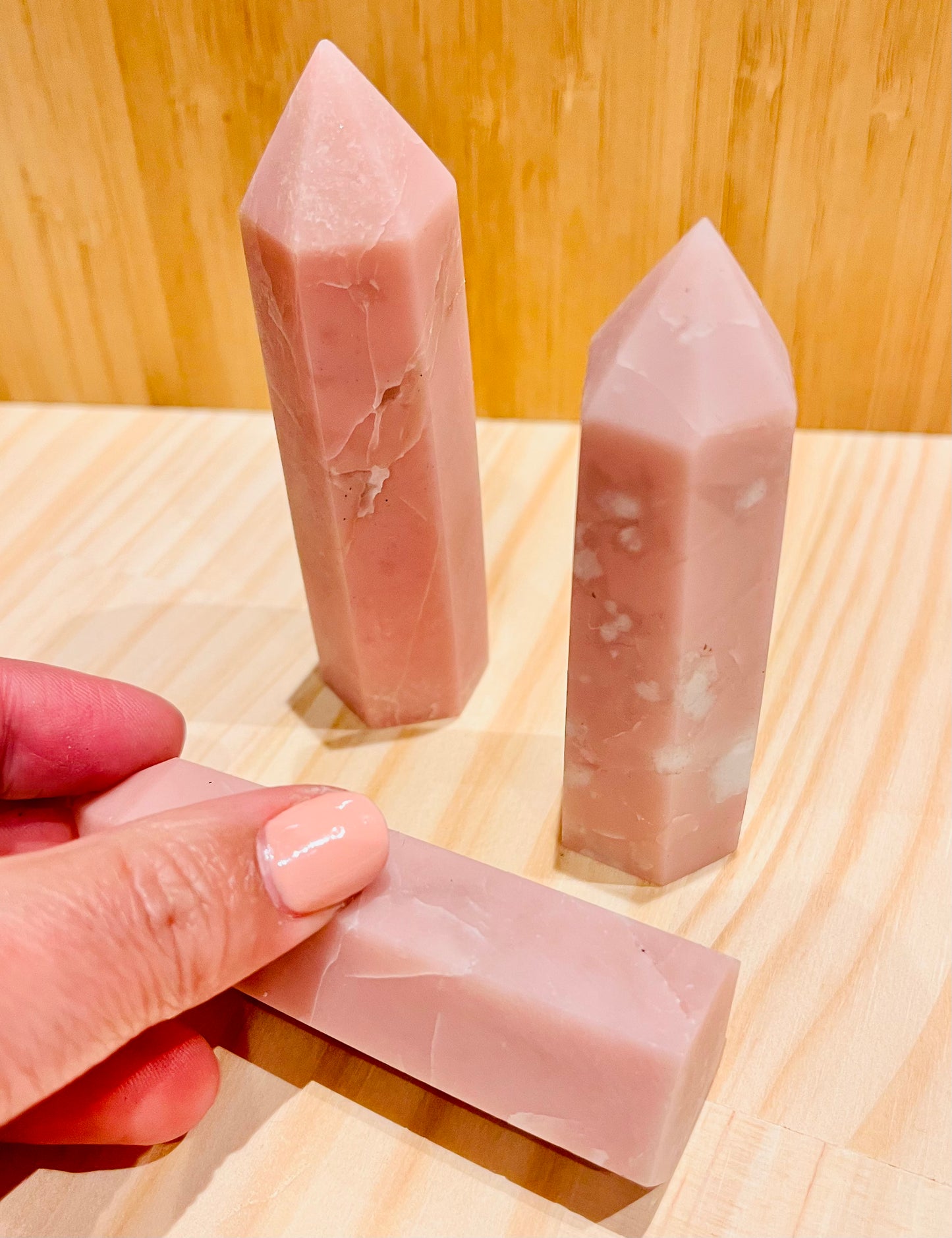 Unique Pink Opal Generator Towers
