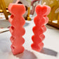 Love hearts Stand Candles