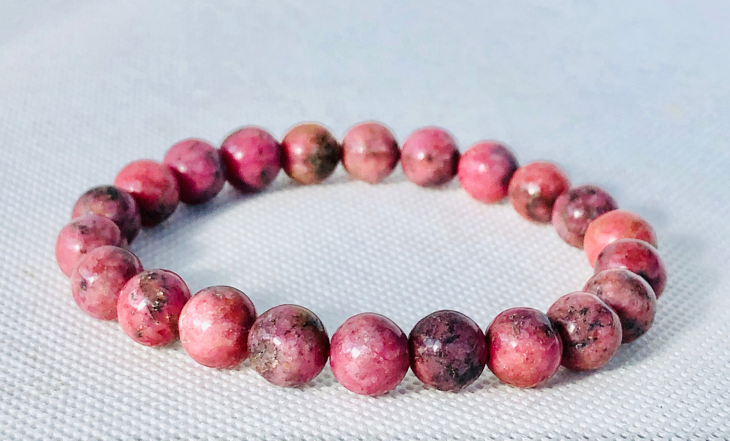 PRECIOUS 9mm RHODONITE BRACELET