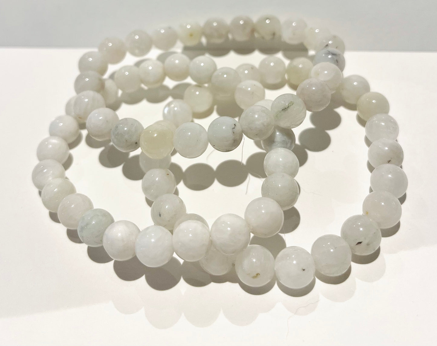 Natural Moonstones 8mm Bracelet