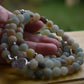 Amazonite Mala Necklace , Gemstone Bracelet