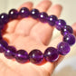 Natural AAA Amethyst 11mm Bracelet