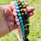 10mm Cherry Blossom Jasper and Pearls Tasbih