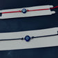 Red and black string Evil Eye protection adjustable Bracelets