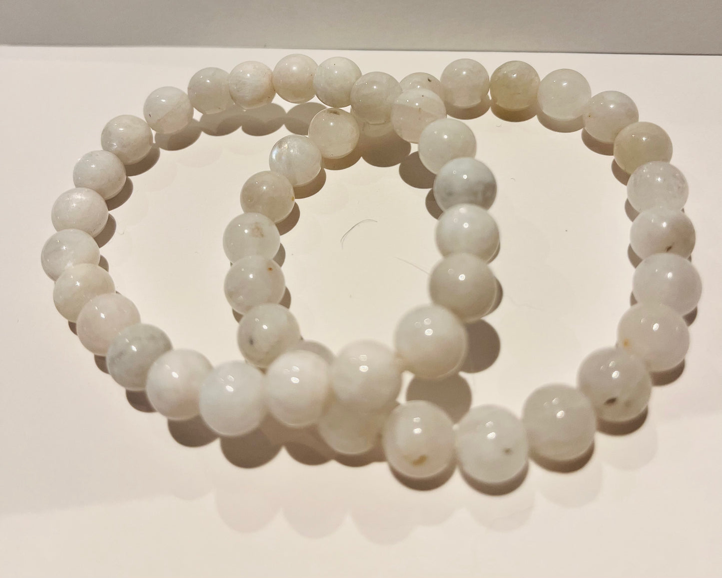 Natural Moonstones 8mm Bracelet