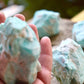 GREEN RAW NATURAL AMAZONITE  STONE