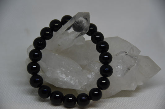 Black 9mm Tourmaline Bracelet