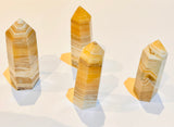 Orange Banded Calcite and Zebra Calcite