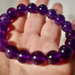 Natural AAA Amethyst 11mm Bracelet