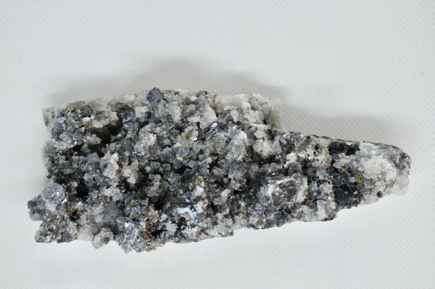 Dark Quartz Cluster with Pyrite Inclusions