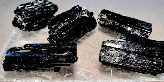 Raw Black Tourmaline Stone / Protection