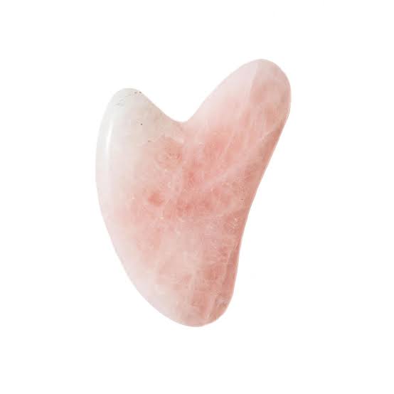 ROSE QUARTZ GUA SHA  Facial Massage Tool