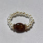 Pearl Rings with Gemstones
