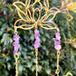 Lotus Amethyst Crystal Suncatcher
