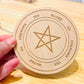 Wooden Ouija Board plus Crystal Pendulum Kit