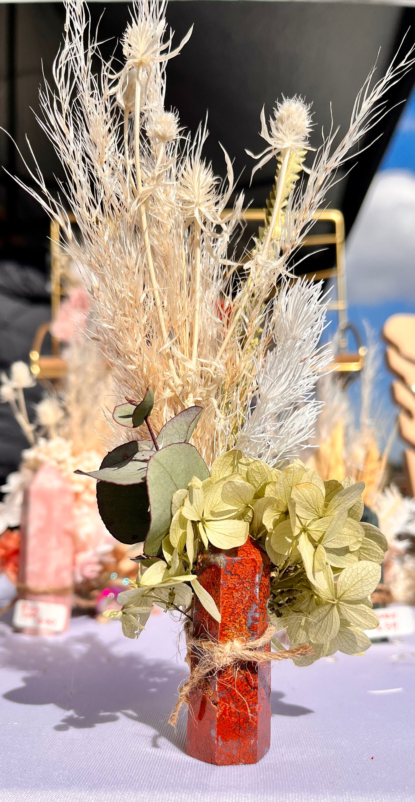 Blooms Posy with Crystal Tower