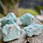 GREEN RAW NATURAL AMAZONITE  STONE