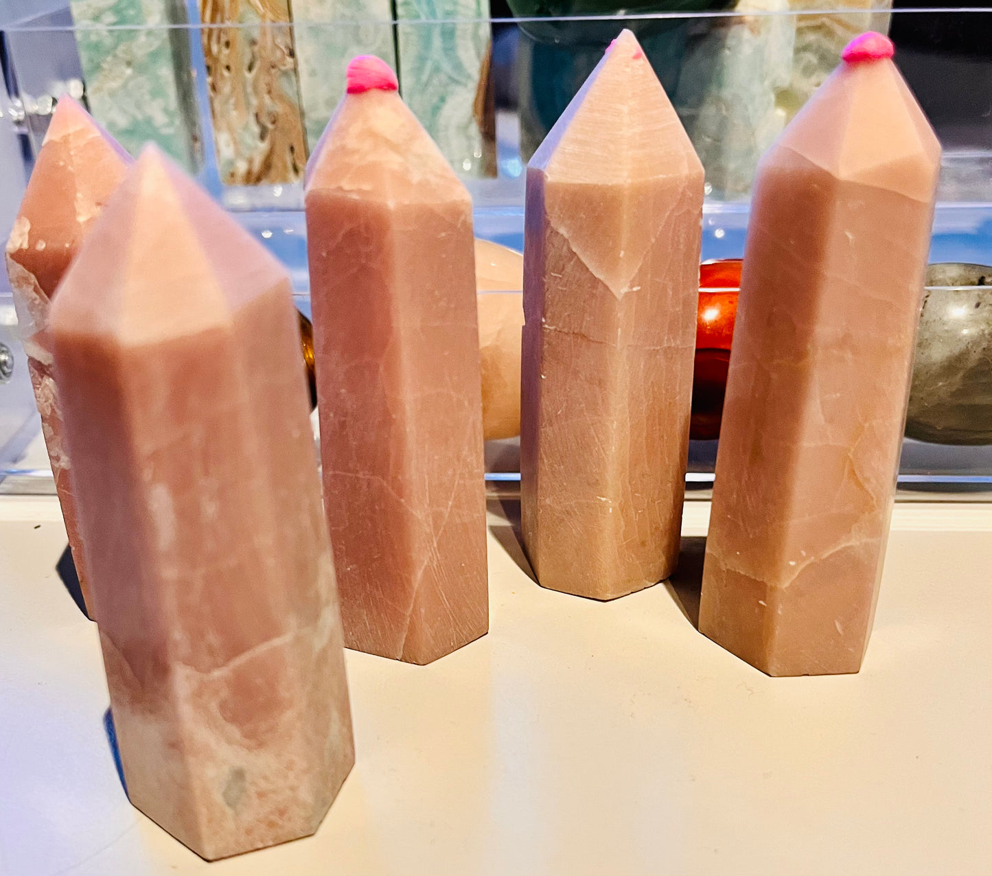 Unique Pink Opal Generator Towers
