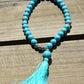 10mm Cherry Blossom Jasper and Pearls Tasbih