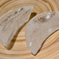 Clear Quartz Crescent Moon Bowls
