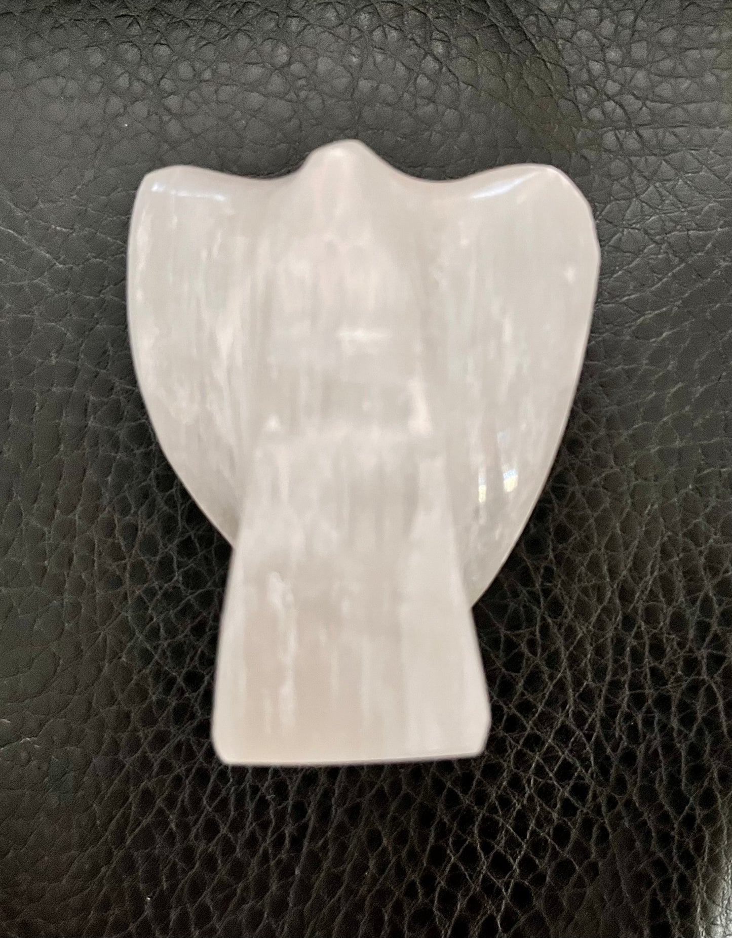 Selenite Angel - Hand Carving