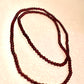 Natural Garnet Beaded Necklace