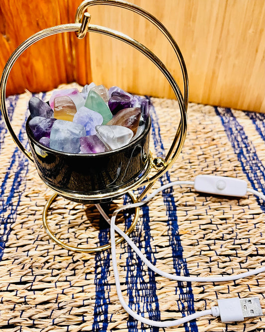 Unique Fluorite Lamp