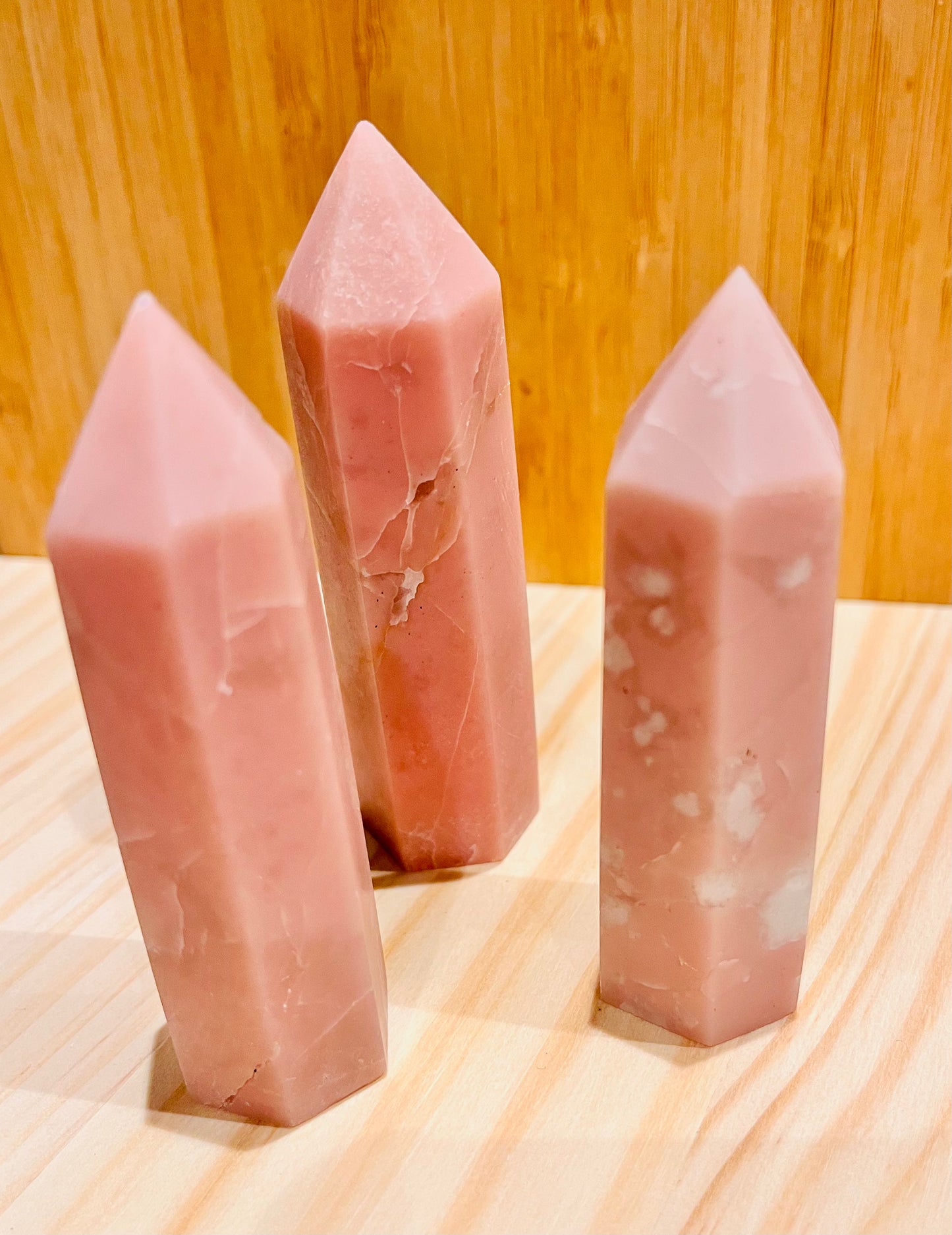 Unique Pink Opal Generator Towers