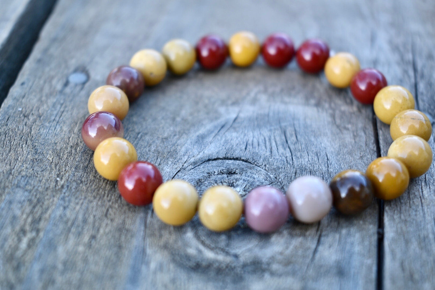 Mookaite 8mm Unisex Bracelet