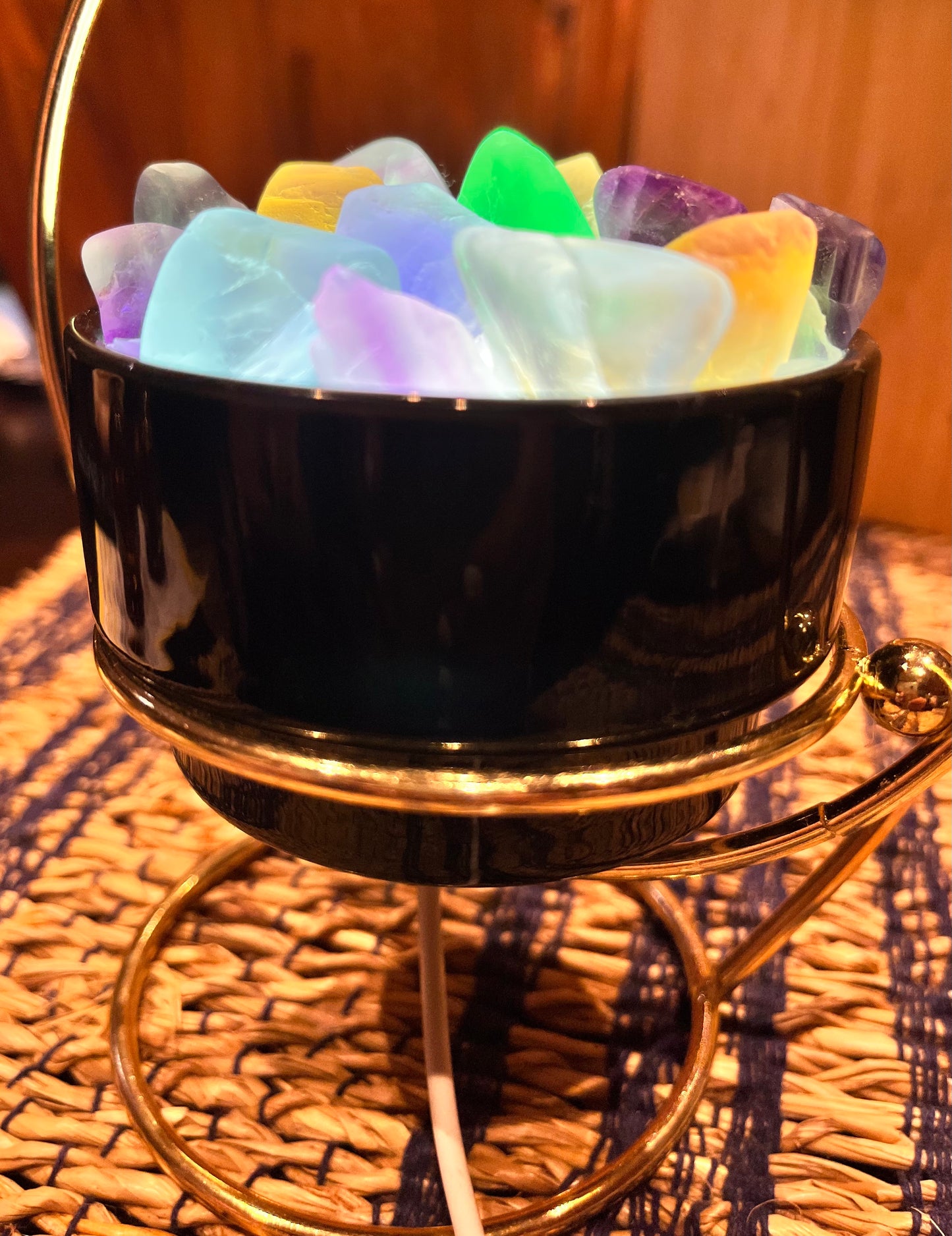 Unique Fluorite Lamp