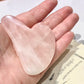 ROSE QUARTZ GUA SHA  Facial Massage Tool