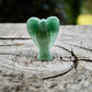 Handmade Guardian Angel Carving Crystal