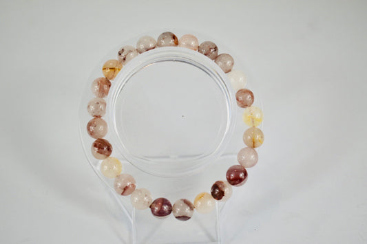 Grounding Hematoid Quartz 8mm bracelet