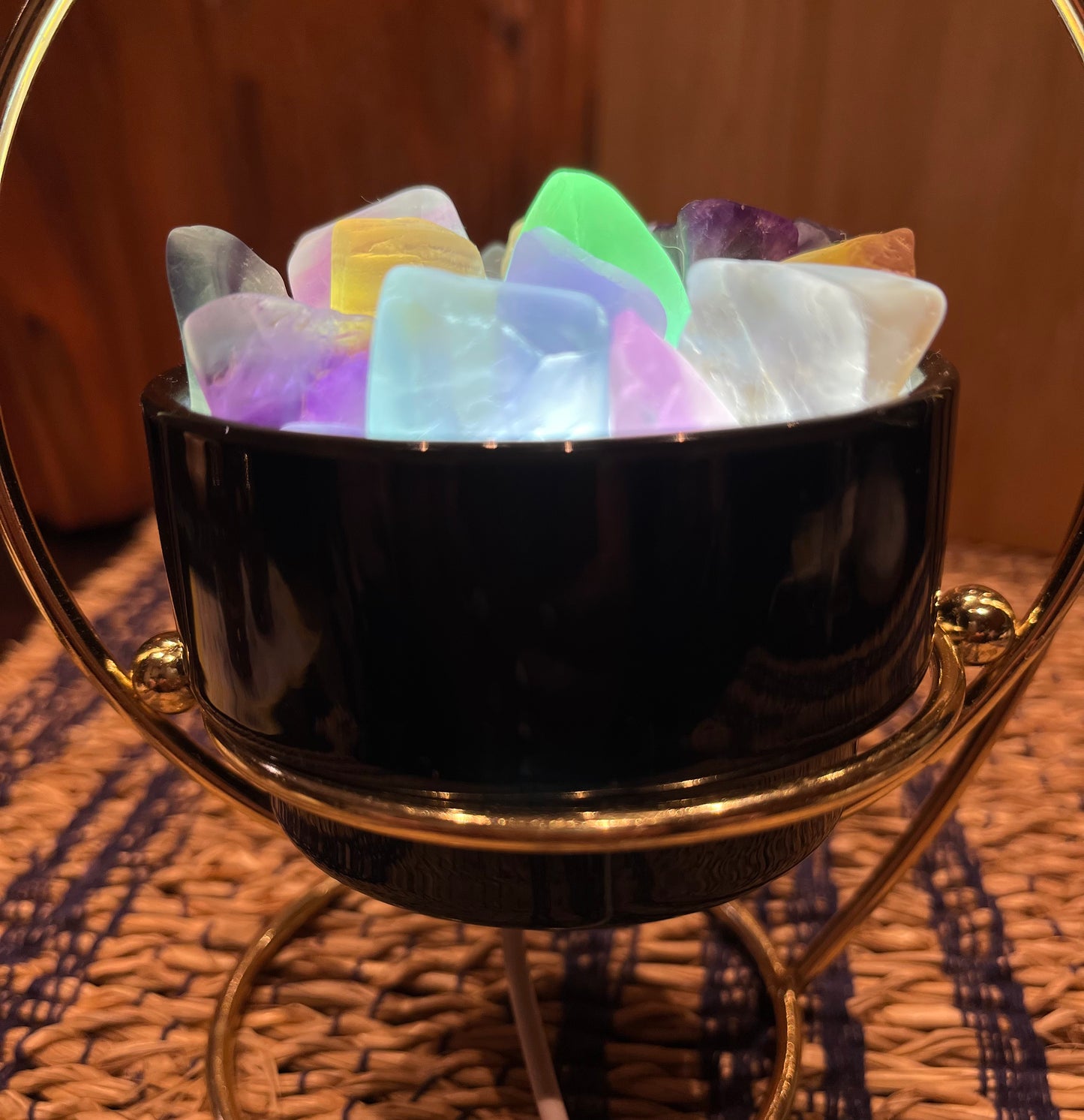 Unique Fluorite Lamp