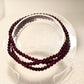 Natural Garnet Beaded Necklace